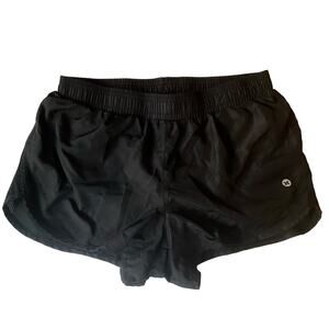 RBX Women’s Workout Shorts size S, Solid Black, with Liner